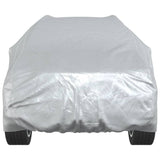 vidaXL Car Cover for SUV with Buckle Straps Full Silver L PEVA