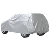 vidaXL Car Cover for SUV with Buckle Straps Full Silver XL PEVA