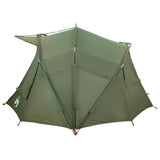 vidaXL Fishing Tent 5-Person Olive Green Waterproof