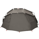 vidaXL Fishing Tent 5-Person Grey Waterproof