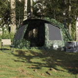 vidaXL Fishing Tent 5-Person Camouflage Waterproof