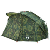 vidaXL Fishing Tent 5-Person Camouflage Waterproof