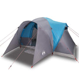 vidaXL Family Tent Dome 6-Person Blue Waterproof