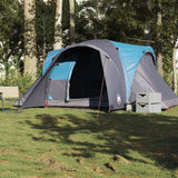 vidaXL Family Tent Dome 6-Person Blue Waterproof