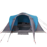 vidaXL Family Tent Dome 6-Person Blue Waterproof