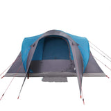 vidaXL Family Tent Dome 6-Person Blue Waterproof