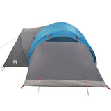 vidaXL Family Tent Dome 6-Person Blue Waterproof