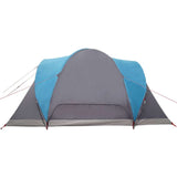 vidaXL Family Tent Dome 6-Person Blue Waterproof