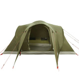 vidaXL Family Tent Dome 6-Person Olive Green Waterproof