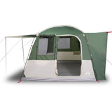 vidaXL Car Tent 4-Person Green Waterproof