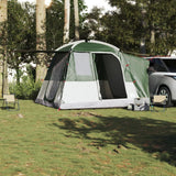 vidaXL Car Tent 4-Person Green Waterproof