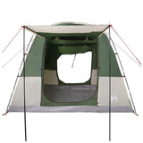 vidaXL Car Tent 4-Person Green Waterproof