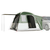 vidaXL Car Tent 4-Person Green Waterproof