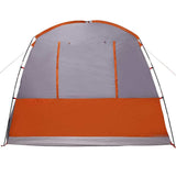 vidaXL Car Tent 4-Person Grey and Orange Waterproof