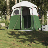 vidaXL Shower Tent 2-Person Green Waterproof