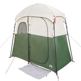 vidaXL Shower Tent 2-Person Green Waterproof