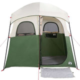 vidaXL Shower Tent 2-Person Green Waterproof