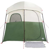 vidaXL Shower Tent 2-Person Green Waterproof