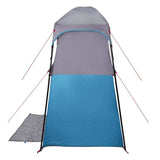 vidaXL Shower Tent 2-Person Blue Waterproof