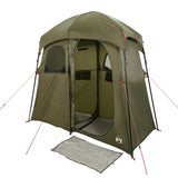 vidaXL Shower Tent 2-Person Olive Green Waterproof