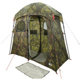 vidaXL Shower Tent 2-Person Camouflage Waterproof