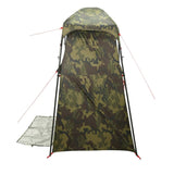 vidaXL Shower Tent 2-Person Camouflage Waterproof