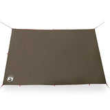 vidaXL Camping Tarp Brown 306x306 cm Waterproof