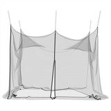 vidaXL Mosquito Net for Indoor Outdoor 156 Mesh Black 300x300x250 cm