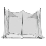 vidaXL Mosquito Net for Indoor Outdoor 156 Mesh Black 300x300x200 cm