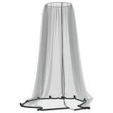 vidaXL Mosquito Net for Umbrella 220 Mesh Black ?300x230 cm