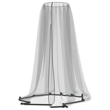 vidaXL Mosquito Net for Umbrella 220 Mesh Black ?300x230 cm