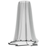 vidaXL Mosquito Net for Umbrella 220 Mesh Black ?330x250 cm