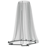 vidaXL Mosquito Net for Umbrella 220 Mesh Black ?330x250 cm