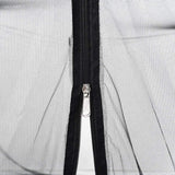 vidaXL Mosquito Net for Umbrella 220 Mesh Black ?330x250 cm