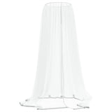 vidaXL Mosquito Net for Umbrella 220 Mesh White ?300x230 cm