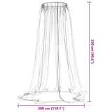 vidaXL Mosquito Net for Umbrella 220 Mesh White ?300x230 cm