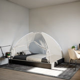 vidaXL Mosquito Net Mongolia with Doors 220 Mesh White 200x120x130 cm