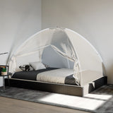 vidaXL Mosquito Net Mongolia with Doors 220 Mesh White 200x120x130 cm