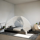 vidaXL Mosquito Net Mongolia with Doors 220 Mesh White 200x180x135 cm