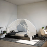 vidaXL Mosquito Net Mongolia with Doors 220 Mesh White 200x200x130 cm