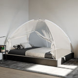 vidaXL Mosquito Net Mongolia with Doors 220 Mesh White 200x200x130 cm