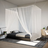 vidaXL Hanging Mosquito Net 156 Mesh White 220x120x150 cm