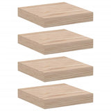 vidaXL Floating Shelves 4 pcs 23x23.5x4 cm Engineered Wood