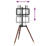 vidaXL TV Tripod Stand for 37-65 Inch Screen Max VESA 400x400 mm 40 kg