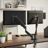 vidaXL Dual Monitor Arm for Max 27 Inch Screen VESA 75/100 mm 20 kg