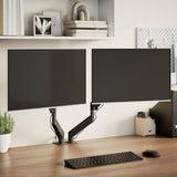 vidaXL Dual Monitor Arm for Max 27 Inch Screen VESA 75/100 mm 20 kg