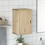 vidaXL Bathroom Wall Cabinet OTTA 35x30x55 cm Solid Wood Pine