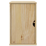 vidaXL Bathroom Wall Cabinet OTTA 35x30x55 cm Solid Wood Pine