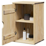 vidaXL Bathroom Wall Cabinet OTTA 35x30x55 cm Solid Wood Pine