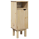 vidaXL Bathroom Cabinet OTTA 35x30x90 cm Solid Wood Pine